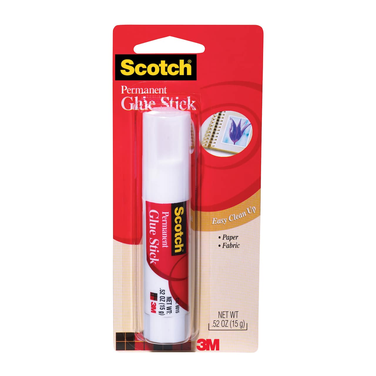 3M Scotch&#xAE; White Permanent Glue Stick